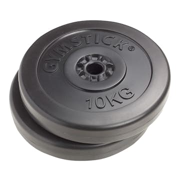 Viktskivor Gymstick 2x10 kg Vinyl